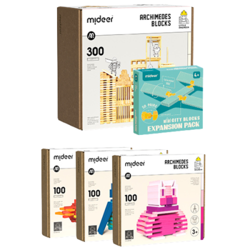 SET BLOCKS Bausteine + Farben 600 Teile + Verbindungsteile