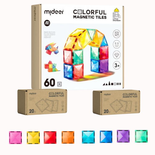 SET Bausatz  60 Teile + Magnetteile INSGESAMT 100 Teile