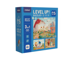 LEVEL UP! 05 - Tierische Helden Puzzle 3in1