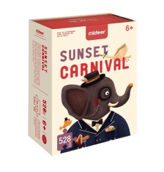 Karneval bei Sonnenuntergang Puzzle 528 Teile