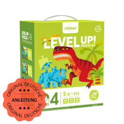 LEVEL UP! 04 - Dinosaurier Puzzle 3in1