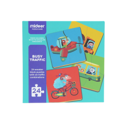 Transportmittel-Puzzle, 24 Teile