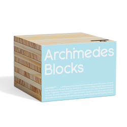 ARCHIMEDES BLOCKS Holzbauklötze - 50 Teile