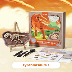 Ausgrabung von Dinosauriern- Tyranosaurus