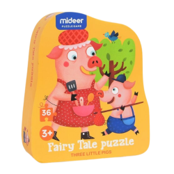 Drei kleine Schweinchen Puzzle 36 Stück